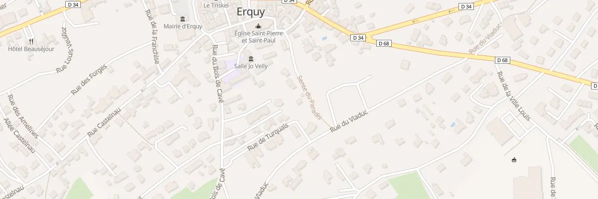 Plan du 14 Sen du Paradis à Erquy