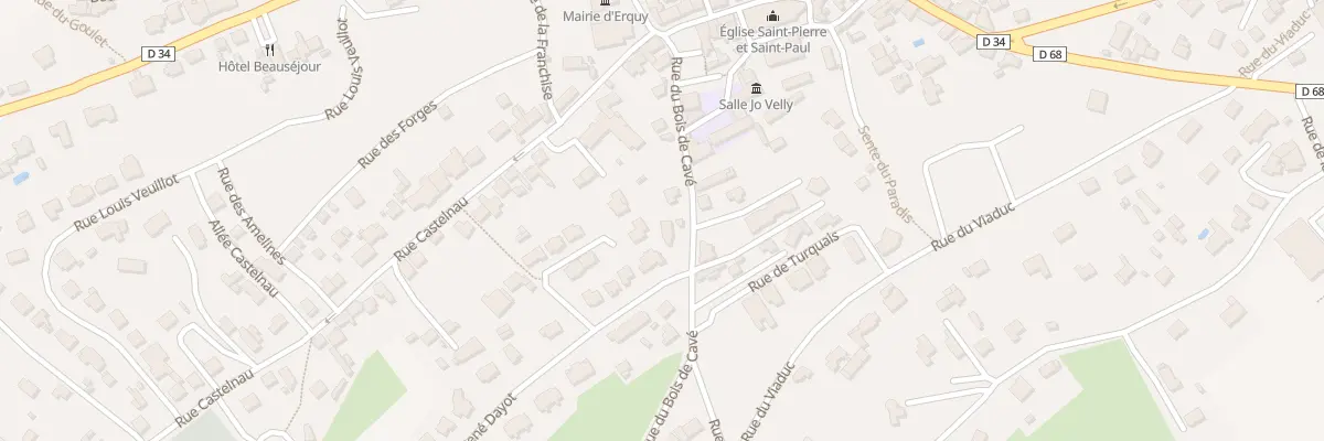 Plan du 6 Rue du Bois de Cavé à Erquy
