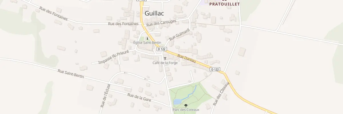 Plan du 4 Rue Daniau à Guillac