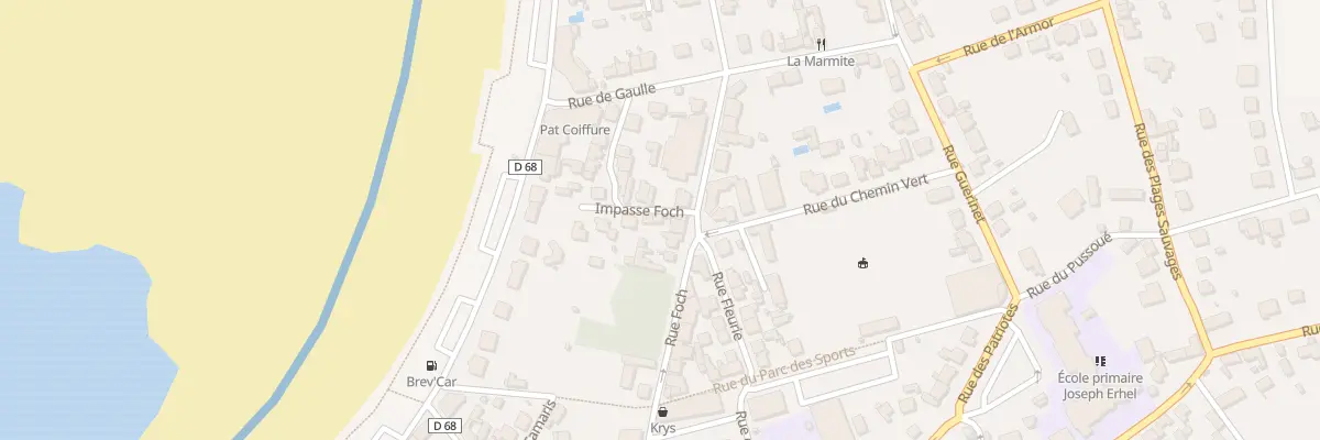 Plan du 1B Imp Foch à Erquy
