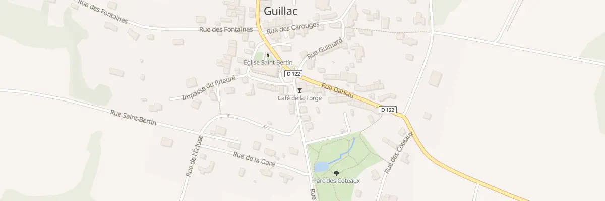 Plan du 3 Rue du Rocher à Guillac