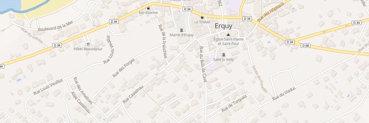 Plan du 7 Rue Castelnau à Erquy