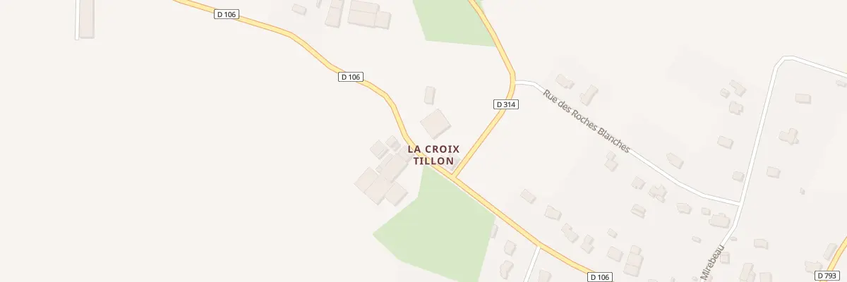 Plan du 2 La Croix Tillon à Ménéac