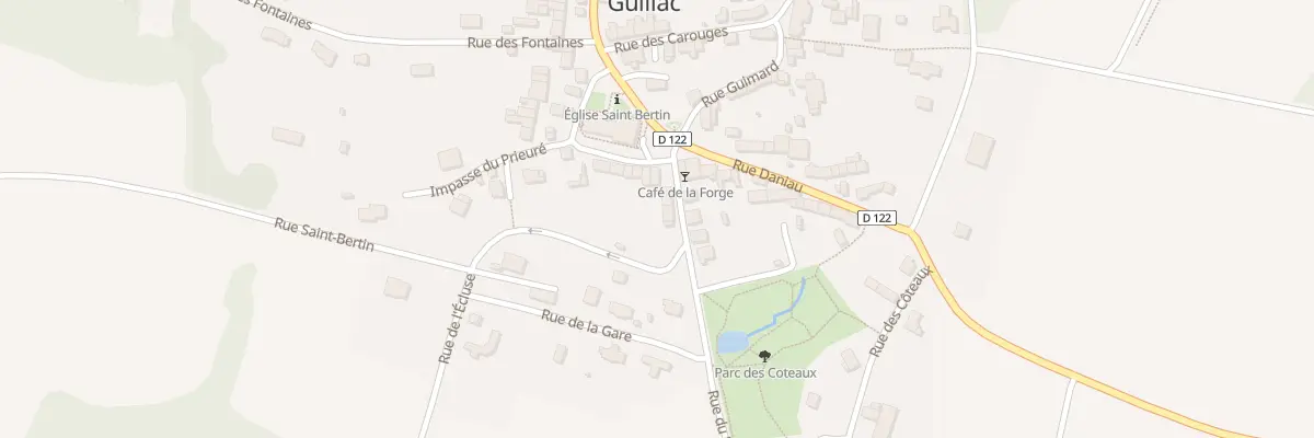Plan du 4 Rue du Rocher à Guillac