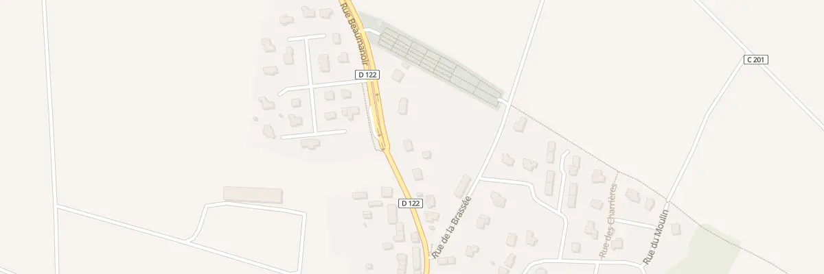 Plan du 18 Rue Beaumanoir à Guillac