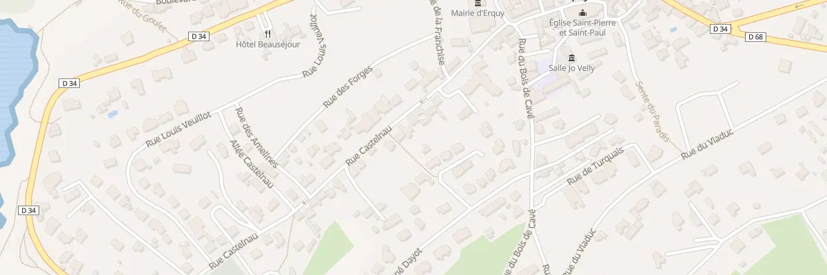 Plan du 21 Rue Castelnau à Erquy