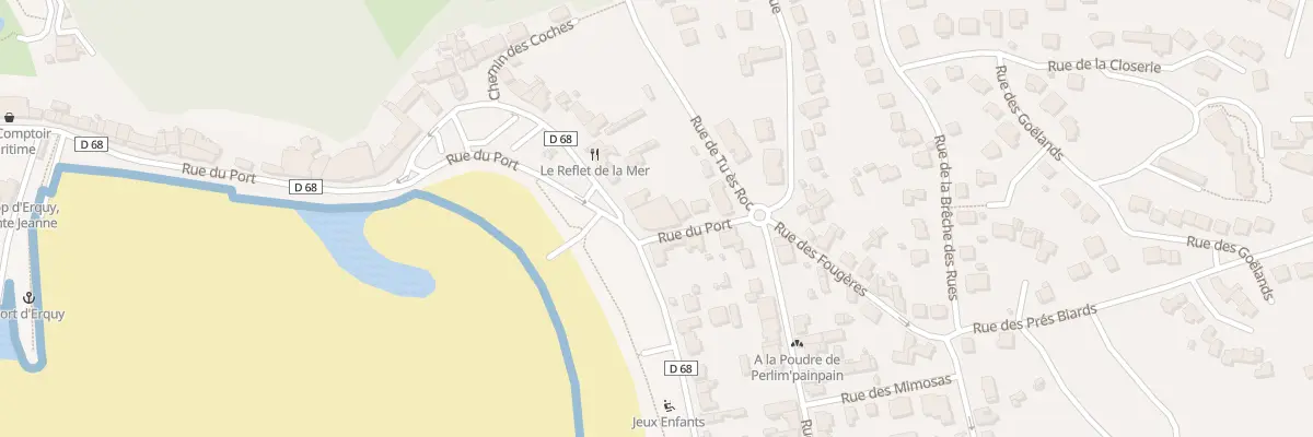 Plan du 8 Rue du Port à Erquy