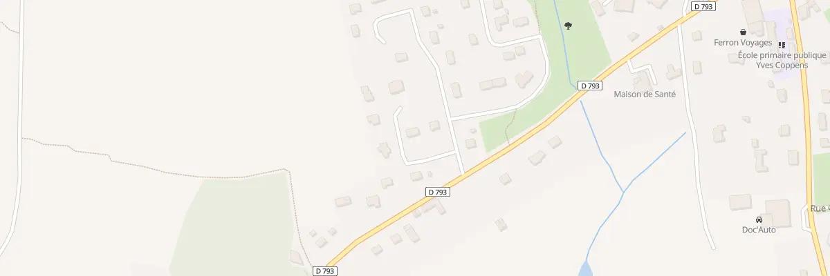 Plan du 6160 Lot Les Senardieres à Ménéac