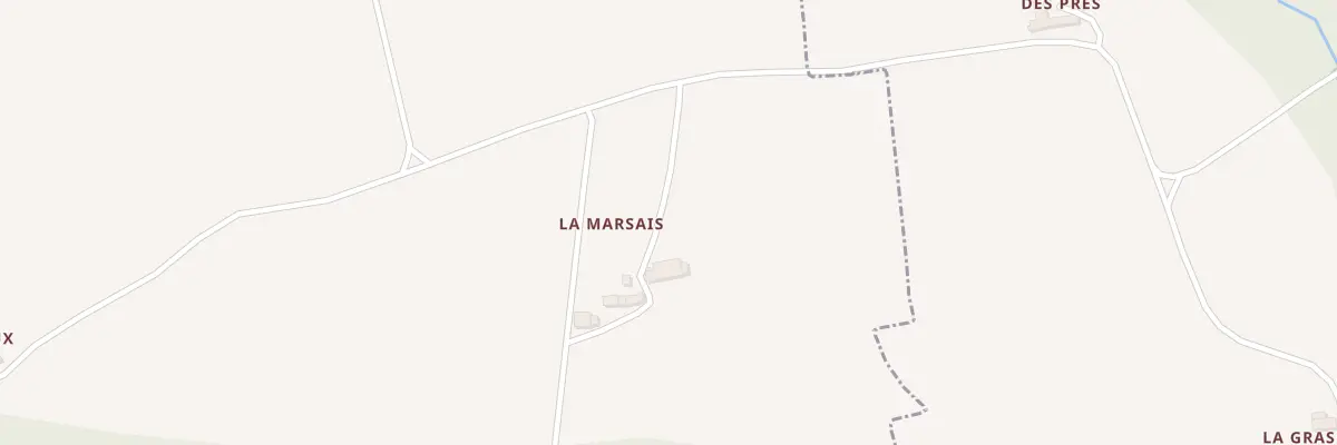 Plan du 1 La Marsais à Saint-Guyomard