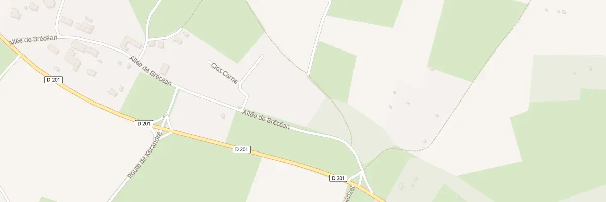 Plan du 2556 Allee de Brecean à Pénestin