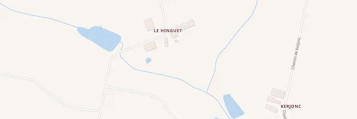 Plan du 3 Le Hinguet à Ménéac