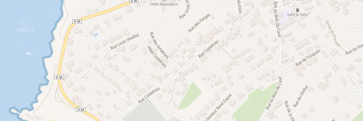Plan du 28 Rue Castelnau à Erquy