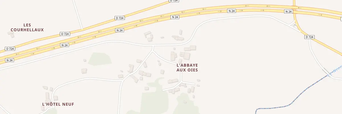 Plan du 5 L’Abbaye aux Oies à Guillac