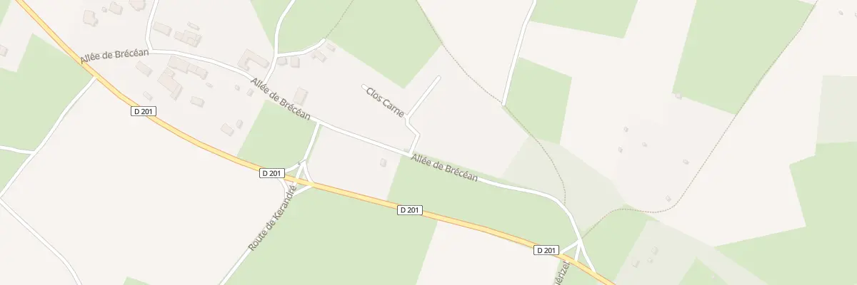 Plan du 2557 Allee de Brecean à Pénestin