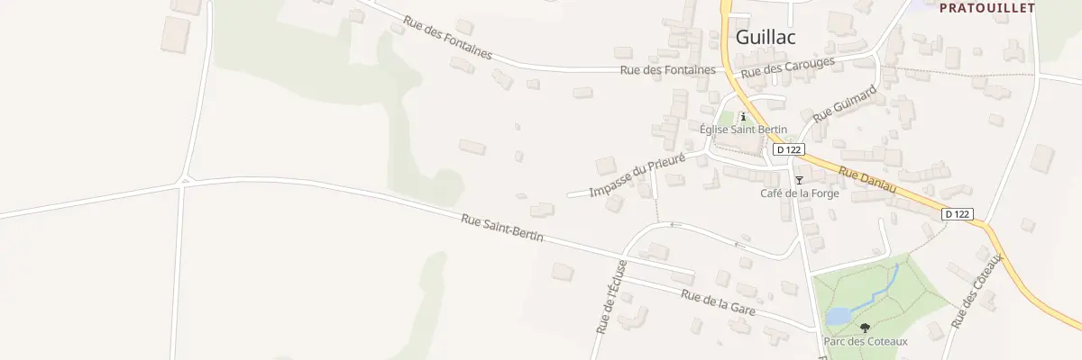 Plan du 4 Rue Saint-Bertin à Guillac