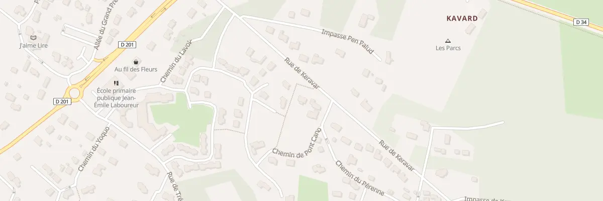 Plan du 12 Rte de Pont Cano à Pénestin