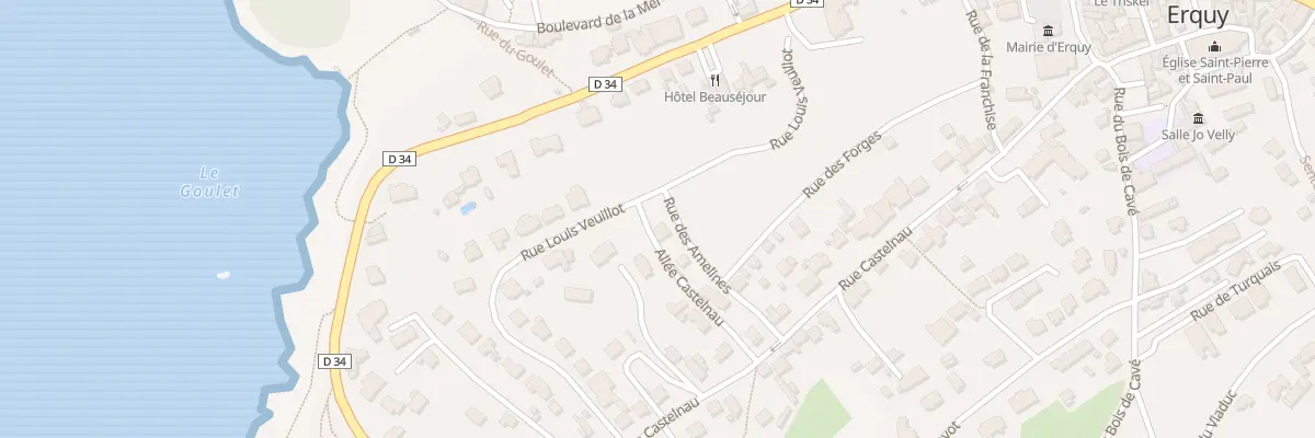 Plan du 5 Rue des Amelines à Erquy