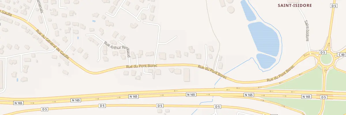 Plan du 12 Rue du Pont Borec à Muzillac
