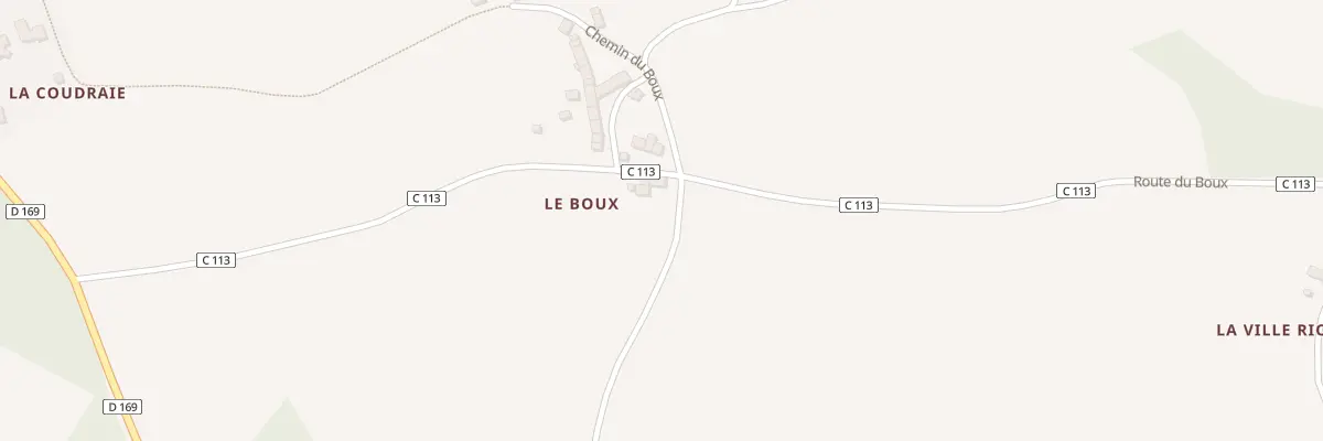 Plan du 7 Le Boux à Guillac