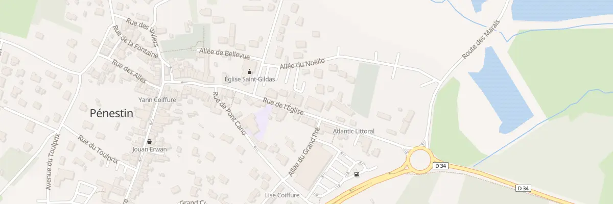 Plan du 33 Rue de l’Église à Pénestin