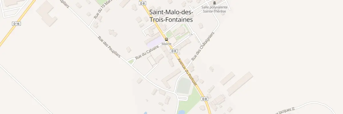 Plan du 26 Av du Porhoët à Saint-Malo-des-Trois-Fontaines