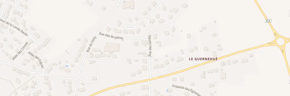 Plan du 9 Rue des Bruyeres à Muzillac