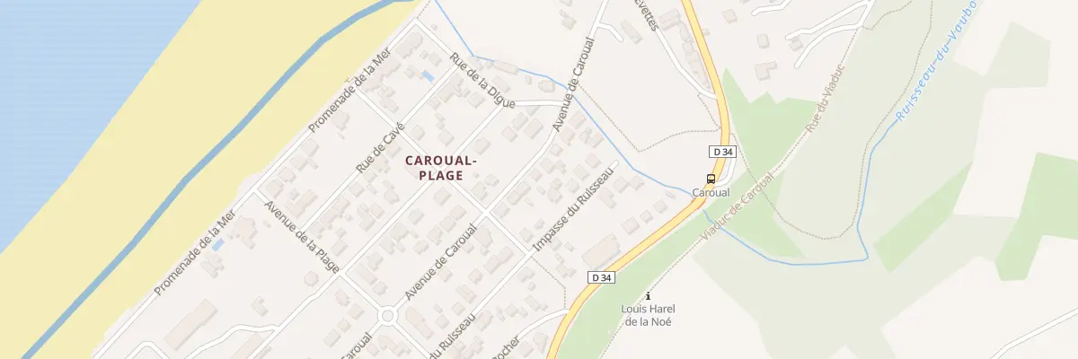 Plan du 11 Av de Caroual à Erquy