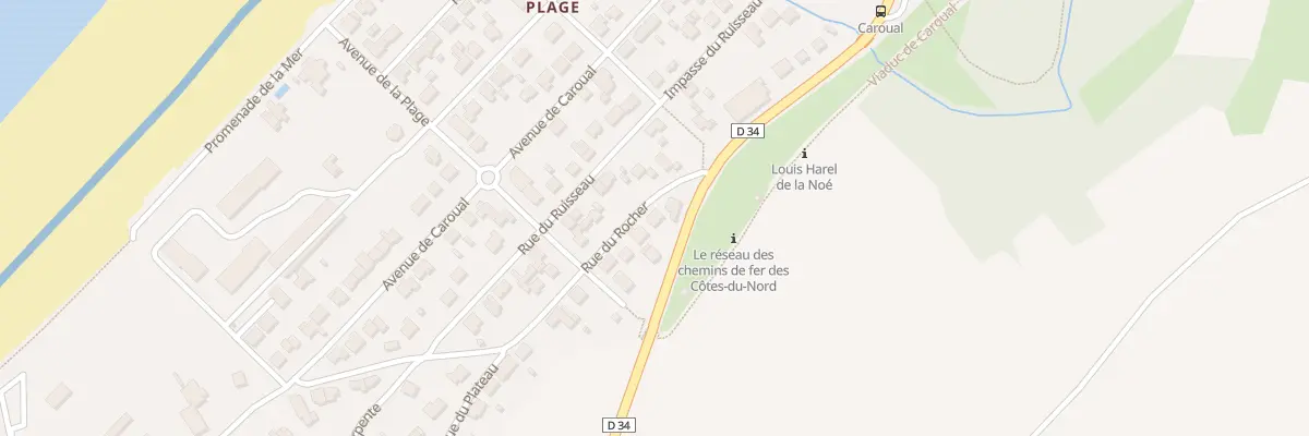 Plan du 3 Rue du Rocher à Erquy
