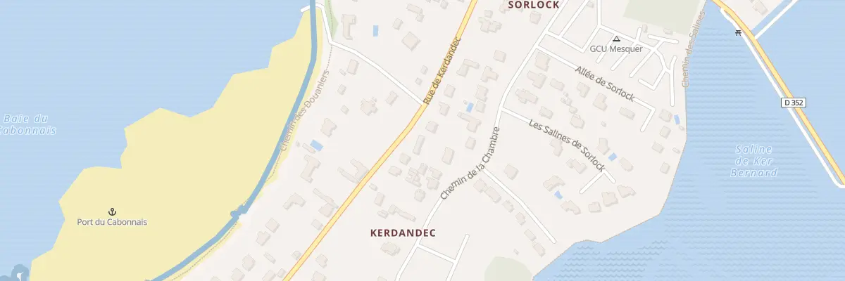 Plan du 255 Rue de Kerdandec (Vc2) à Mesquer
