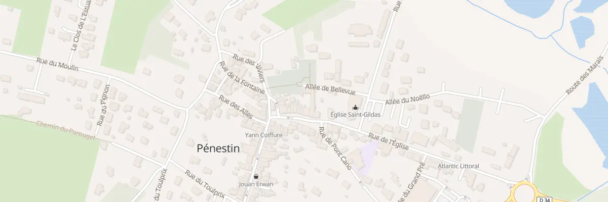 Plan du 11 Rue de l’Église à Pénestin
