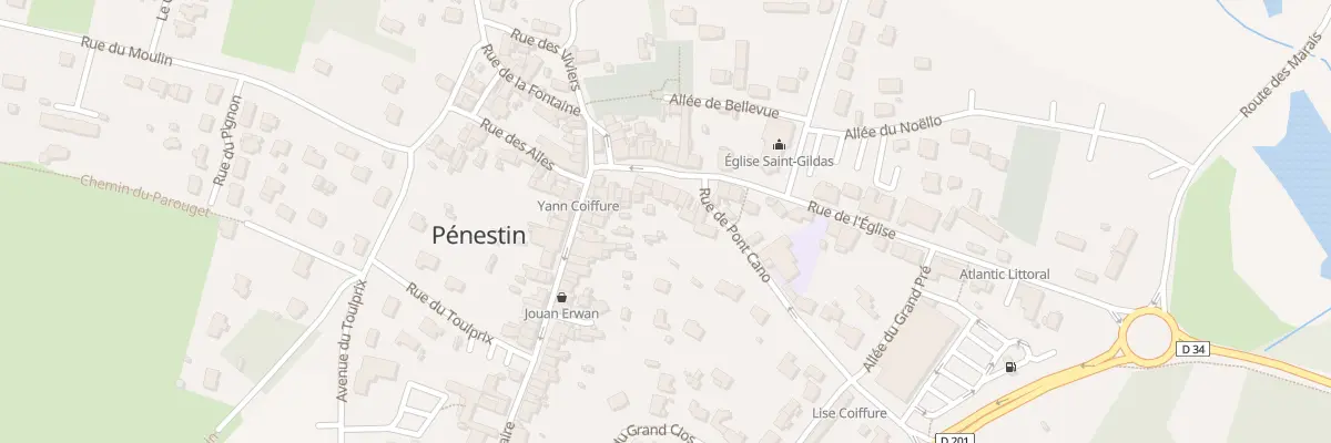 Plan du 22 Rue de l’Église à Pénestin
