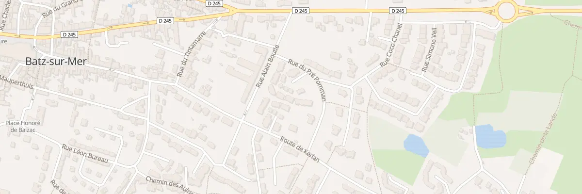 Plan du 8 Rue du Pré Pomman à Batz-sur-Mer