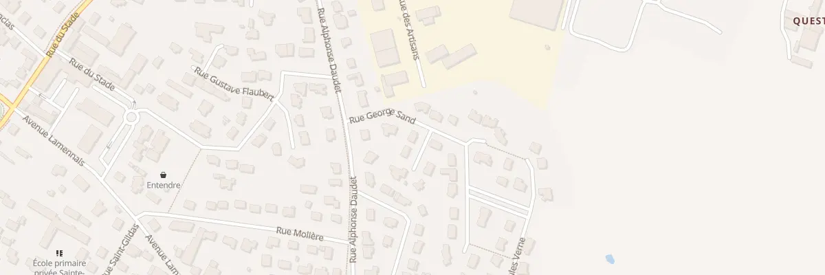Plan du 4 Rue George Sand à Muzillac