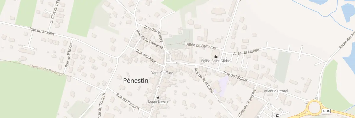 Plan du 3 Rue de l’Église à Pénestin