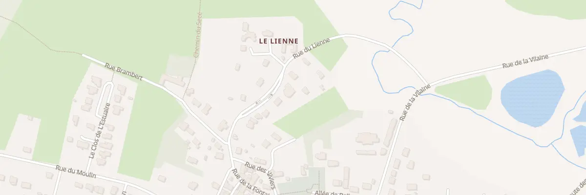Plan du 114 Rue du Lienne à Pénestin