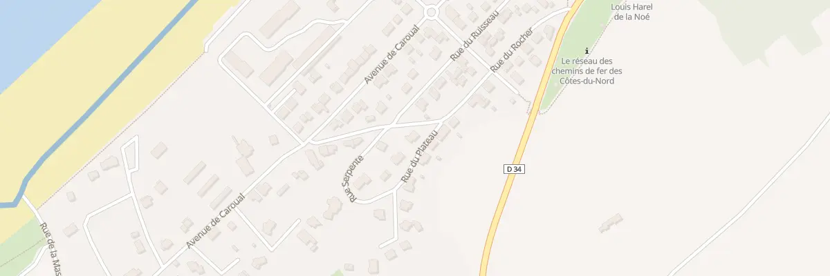 Plan du 2 Rue du Plateau à Erquy