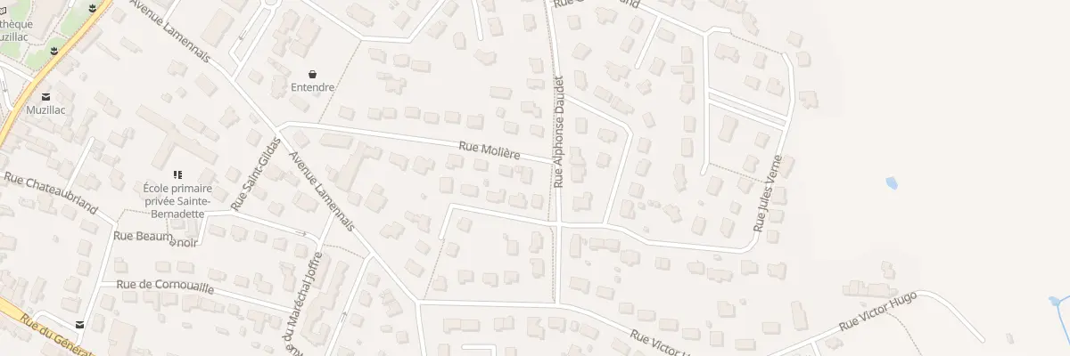 Plan du 18 Rue Moliere à Muzillac