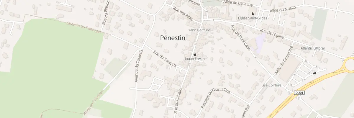 Plan du 34 Rue du Calvaire à Pénestin