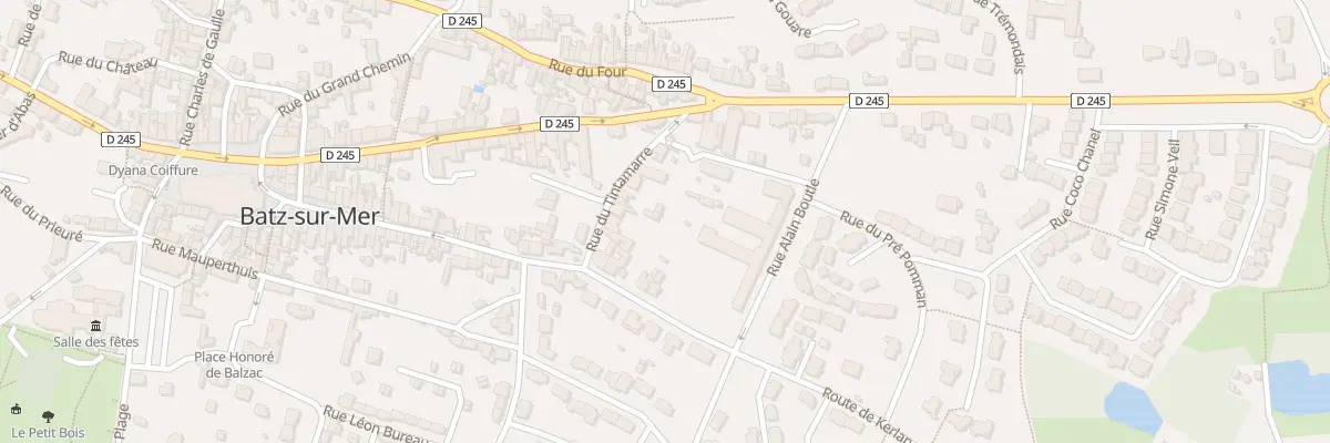 Plan du 8 Rue de Tintamarre à Batz-sur-Mer