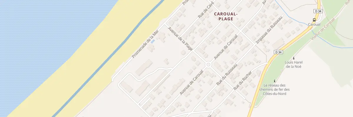 Plan du 2 Av de la Plage à Erquy
