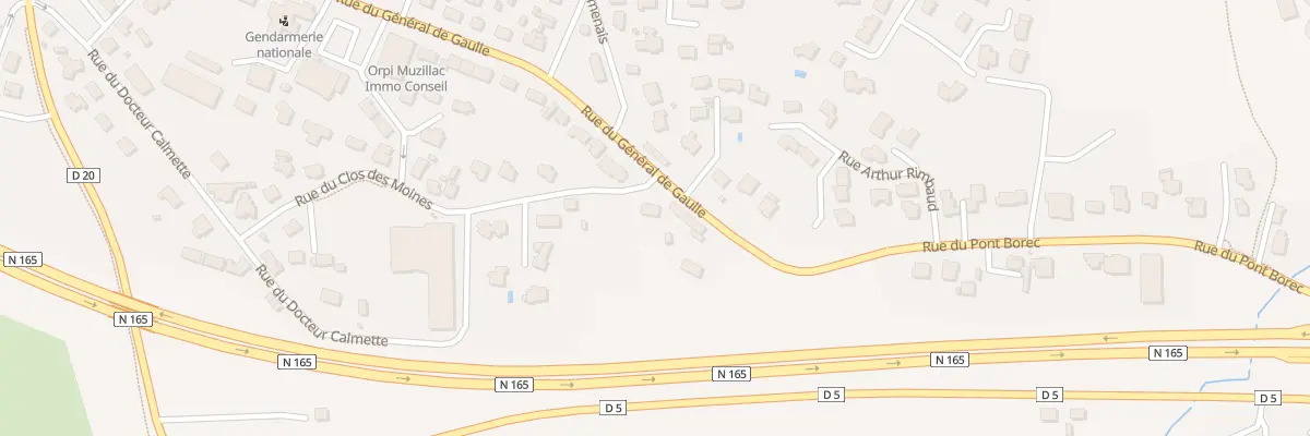 Plan du 22 Rue du Clos des Moines à Muzillac