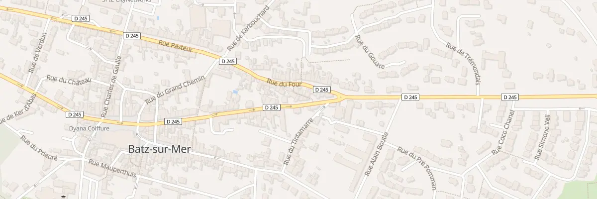 Plan du 45 Rue Jean XXIII à Batz-sur-Mer