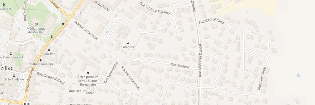 Plan du 11 Rue Moliere à Muzillac