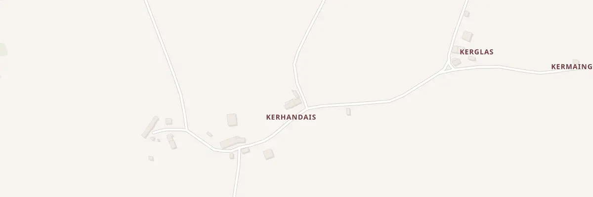 Plan du 2 Kerhandais à Molac
