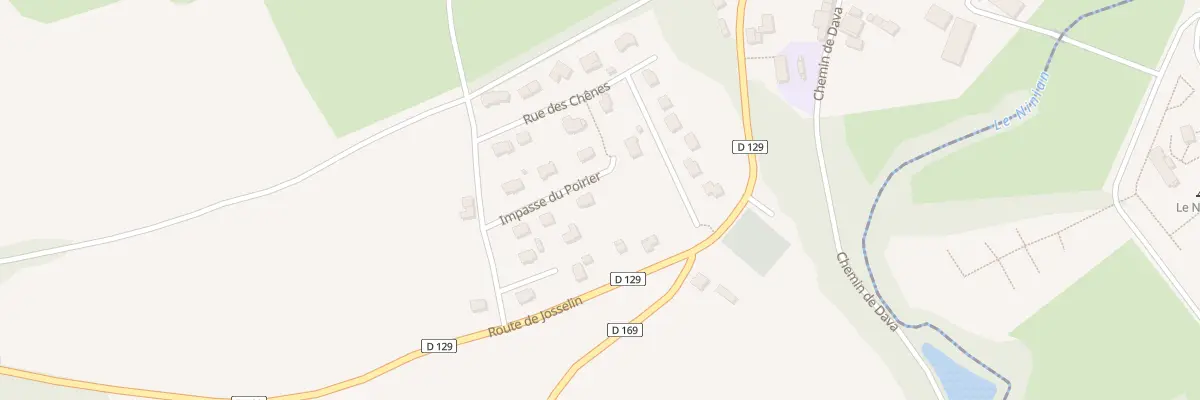 Plan du 6 Imp du Poirier à Helléan