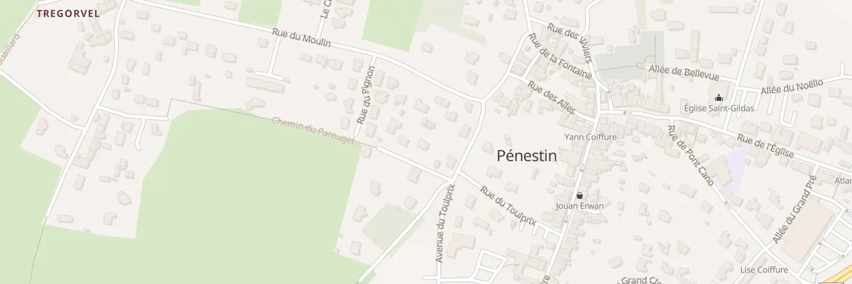 Plan du 1641 Av du Toulprix à Pénestin