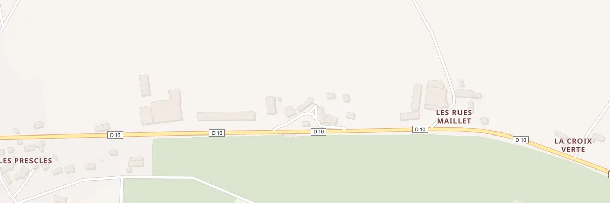 Plan du 6399 Les Prescles à Sérent