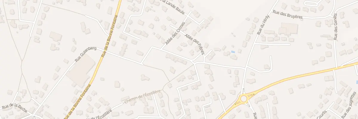 Plan du 5 Rue des Châtaigniers à Muzillac
