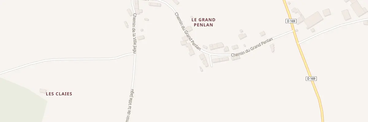 Plan du 5080 Le Grand Penlan à Helléan