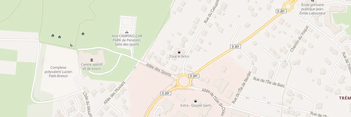 Plan du 76 Rue du Calvaire à Pénestin